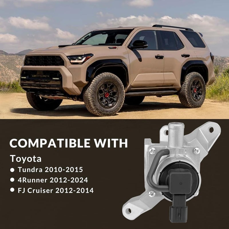 Ricmjend 25702-31013 Left Valve Emission Control NO.2 Compatible with Toyota Tundra 4Runner FJ Cruiser 2010-2023 Air Switch Valve 4.0L V6 Replaces 25702-31014 25702-31010 25702-31012 - Image 3